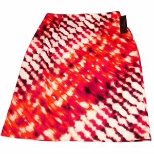NWT- Worthington size 8 multicolor pencil skirt.